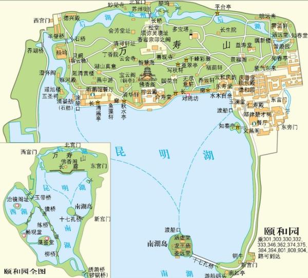 颐和园在哪里 北京颐和园地图
