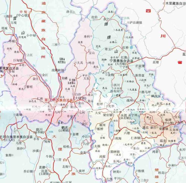 2013丽江地图 丽江旅游地图 丽江古城地图