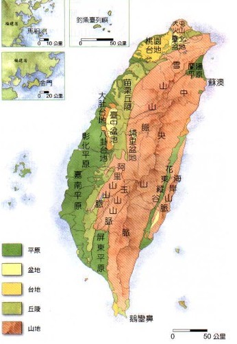 台湾地图2013 台湾旅游地图 台湾旅游路线图