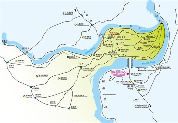 重庆国际会议展览中心地图