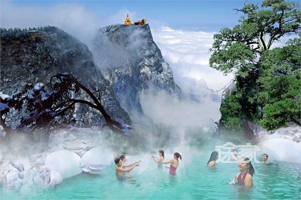 峨眉山泡温泉住哪儿好2013峨眉山冰雪温泉节时间/门票