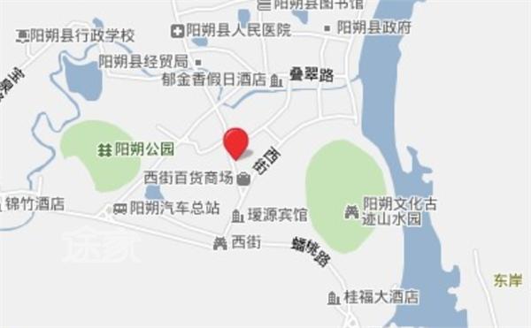 阳朔西街地图 阳朔西街地址