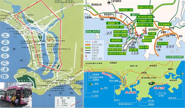 民航站,凤凰镇,凤凰村,天涯海角景区,天涯镇,南山; 提示:三亚市区的
