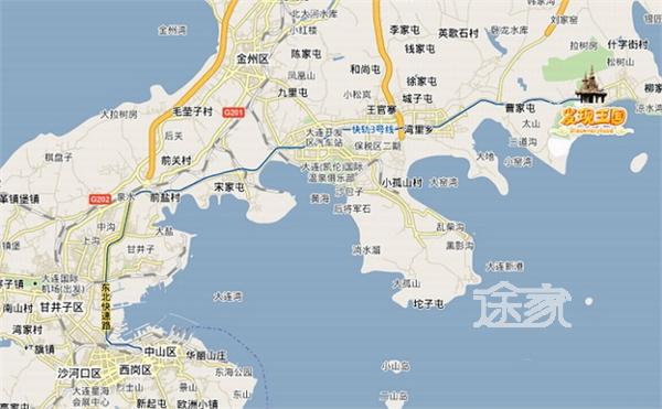 大连发现王国地址 大连发现王国地图