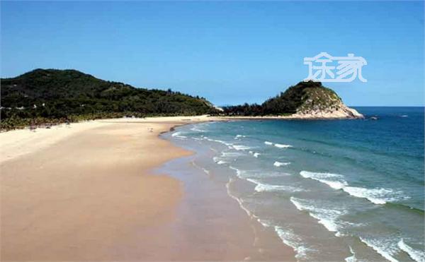 上川岛位于广东省台山市西南部