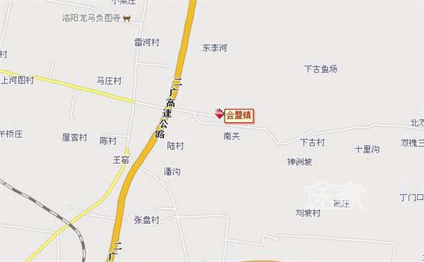会盟镇旅游地图