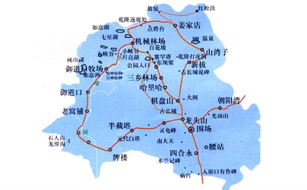 河北省木兰围场地图