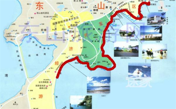 东山岛旅游地图 东山岛旅游路线图图片
