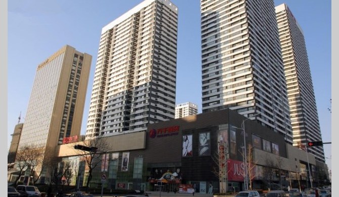青岛市北区延吉路112号酒店式公寓:青岛cbd万达广场房
