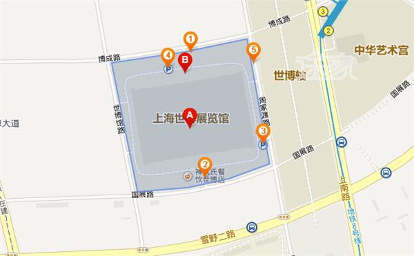 上海世博会园区导览图图片