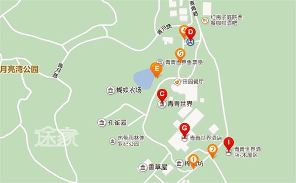 青青世界在哪里 青青世界怎么走